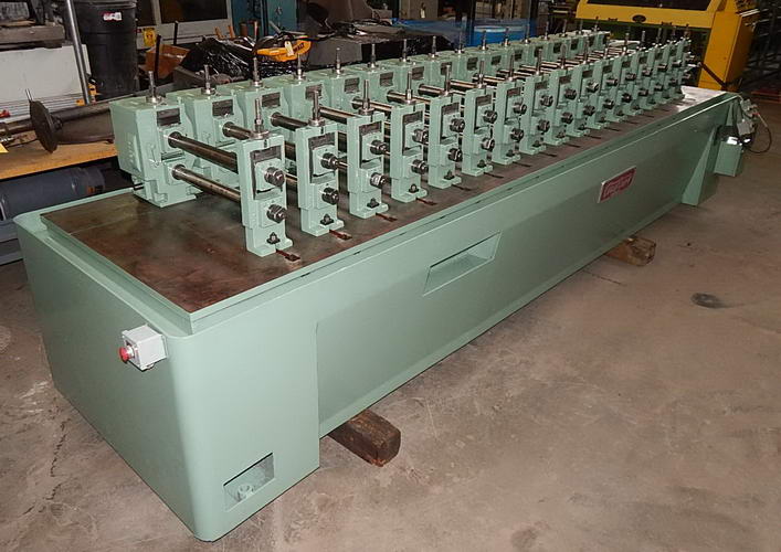 16-Stand ARDCOR Roll Former, 2 Spdl, 20 RS, 10 Horiz, 3-3/4 to 5-5/8 Vert