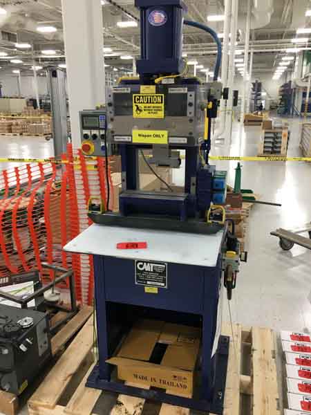 COLUMBIA MARKING TOOLS 860 Roll Stamp Marking Machine, 3-1/2 Roll Str, Like New