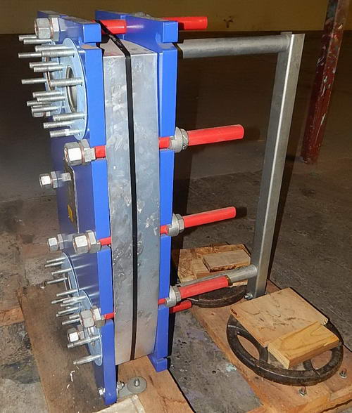 66.3 S.F. ALFA LAVAL Gasketed Plate & Frame Heat Exchanger, Unused, 2013