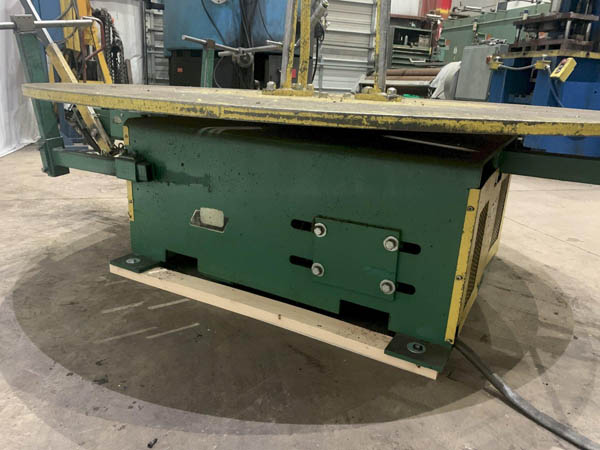 7000 Lb. ACCRA MODEL D-60F PALLET TYPE HORIZONTAL MOTORIZED UNCOILER, 1996,