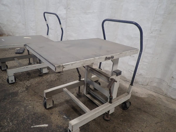 2,000 LB. PRESTO MODEL PL36 LIFT TABLE