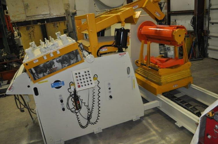 50,000 Lb x 42 x .130 COE Uncoiler & Straightener Line