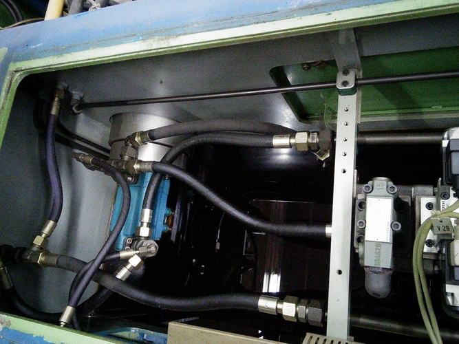 .708 SCHWARZE-WIRTZ Tube Bender, 6'7 Over Mandrel, (12) Mandrels, 10 HP