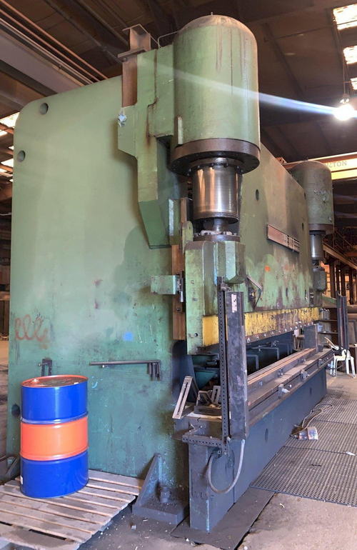 1000 Ton NIAGARA Hydraulic Press Brake, 18' Bed/Ram, 14'6 Bet Hsgs, 60 HP