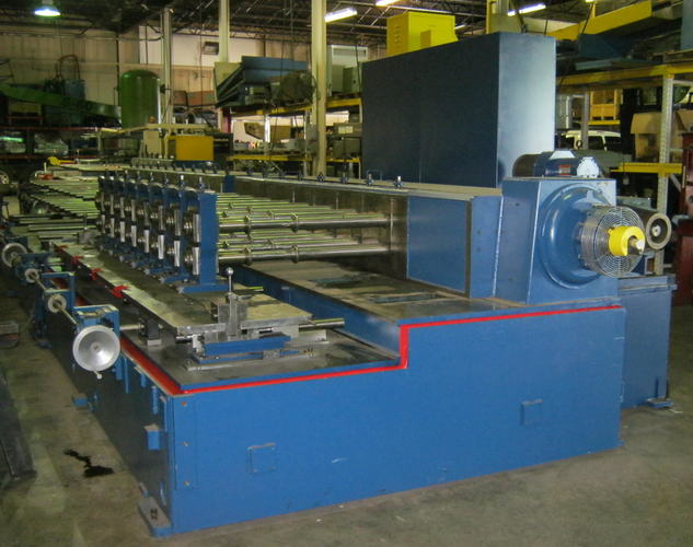 28-Stand TISHKEN Duplex Roll Former, 3 Spdl, 40 RS, 6-1/2 to 8-3/8 V, 14 H
