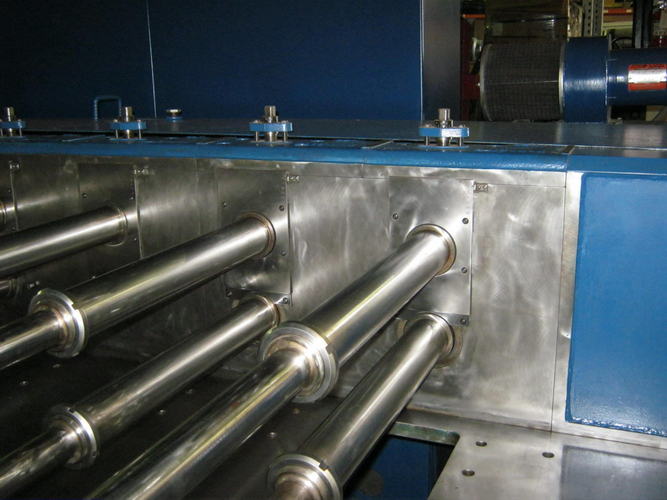 28-Stand TISHKEN Duplex Roll Former, 3 Spdl, 40 RS, 6-1/2 to 8-3/8 V, 14 H