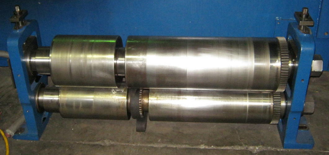 28-Stand TISHKEN Duplex Roll Former, 3 Spdl, 40 RS, 6-1/2 to 8-3/8 V, 14 H