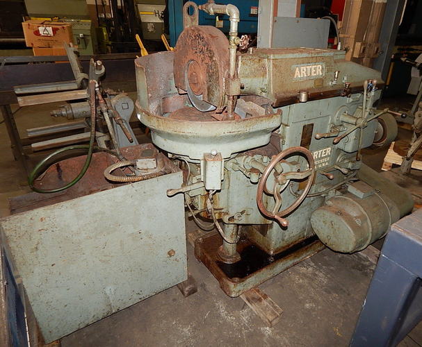 12 ARTER Rotary Surface Grinder, 9 Vert, 8 Deg Convex, 12 Deg Concave, 7.5 HP