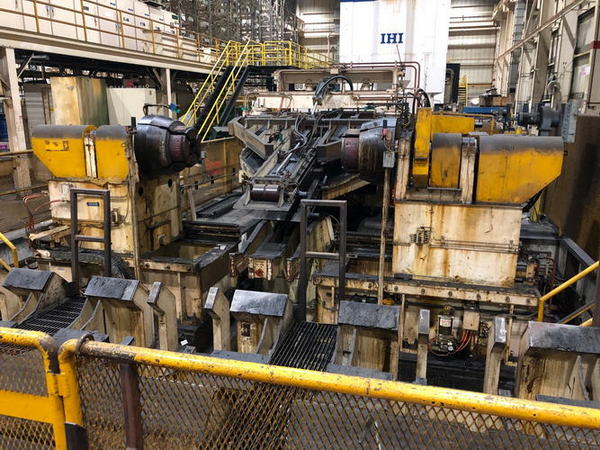 80,000 Lb WEAN Double End Stub Uncoiler, 22 -26 ID, 24 -72 OD, 24 -84 Width