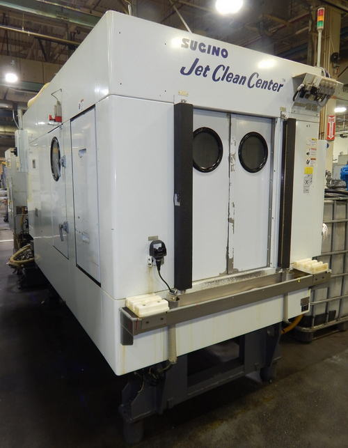 1650mm x 500mm x 500mm SUGINO CNC High Pressure Washer & Deburring, (2) Avail