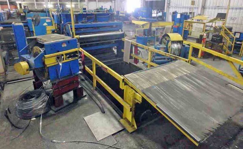 72 x 7 x 55,000 Lb DELTA / CINCINNATI Slitting Line