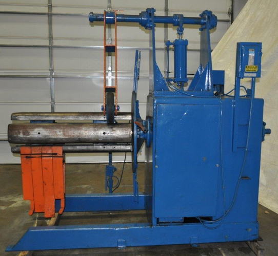 15,000 Lb AMERICAN STEEL LINE Motorized Uncoiler, 17 to 21 ID, 72 OD, 48 W