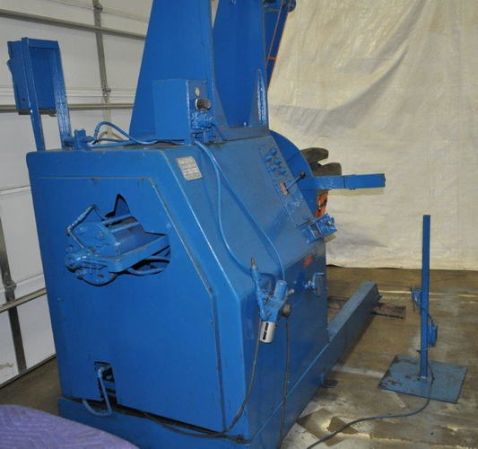 15,000 Lb AMERICAN STEEL LINE Motorized Uncoiler, 17 to 21 ID, 72 OD, 48 W