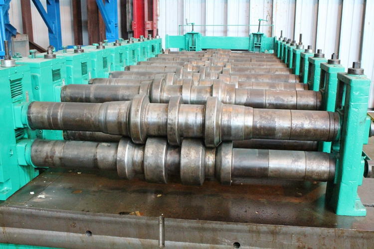 21-Stand ARDCOR Roll Former, 4 Spdl, 57 RS, 16 Horiz, 5 to 9 Vert