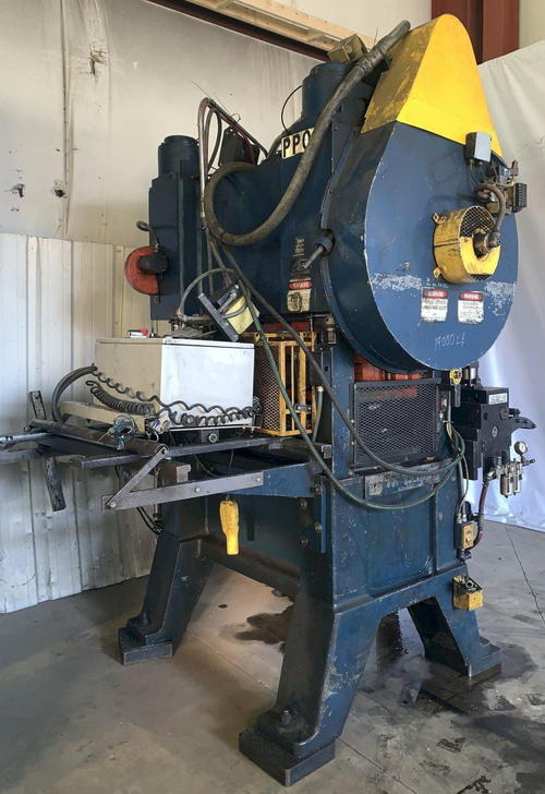 60 Ton OAK High Speed Fin Stamping Press, 5/16 Str, 6-7/8 to 9-7/8 SH