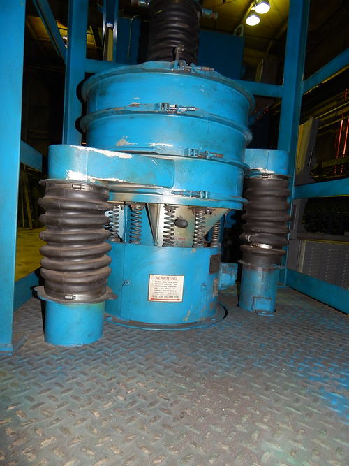 GRIT BLAST SYSTEM, 24 /42 Dia x 36 H, 8 Nozzle, Media Reclaim