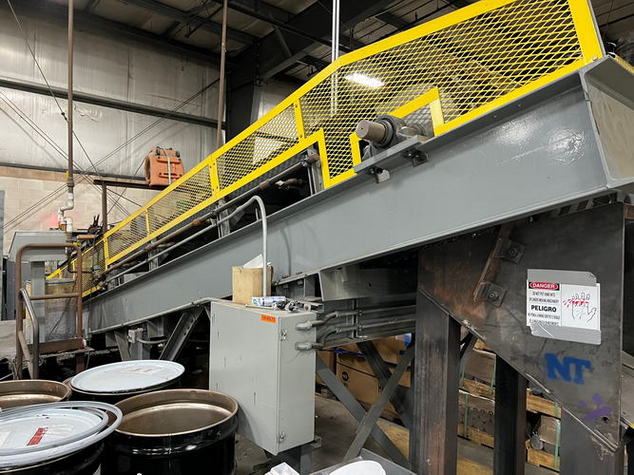 Lead Ingot Casting Machine, 7 Tons/Hr, 60 Lb Ingots, Natural Gas Melting Furnace