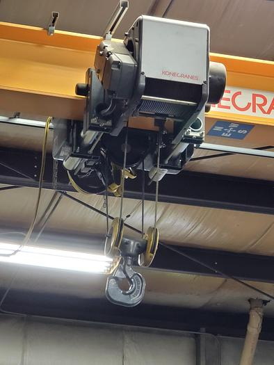 3 / 5 Ton KONE Self-Supporting Crane System w/(2) Independent Bridges, 20' Span