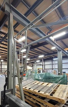 3 / 5 Ton KONE Self-Supporting Crane System w/(2) Independent Bridges, 20' Span