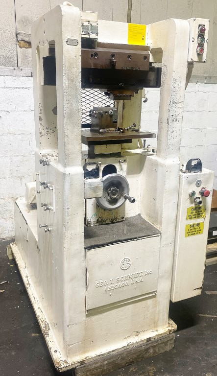 #575-S GEO SCHMIDT Hyd Roll Marker, 14 Ton, 1/2 Ram Str, 10 x 6 Table