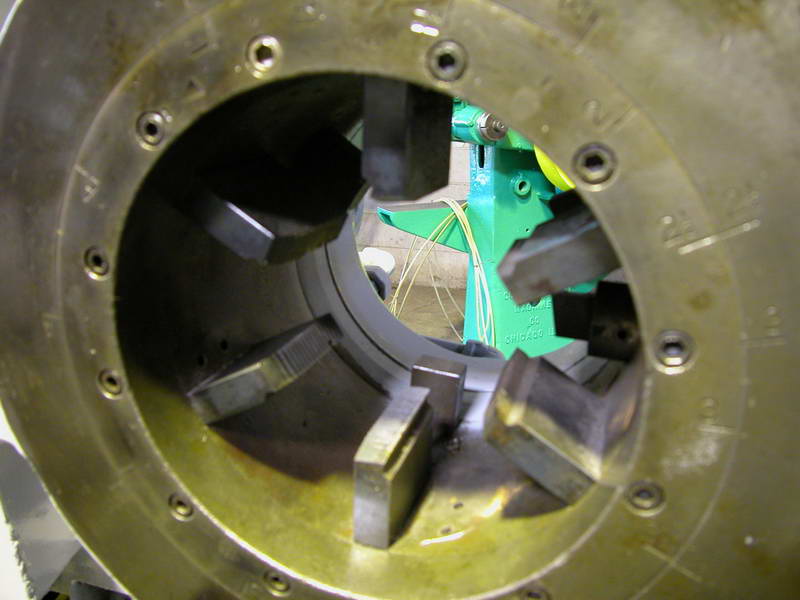 6 OSTER 326 Rotary Threader, 7 Dia Thru Spindle Hole, 3 HP