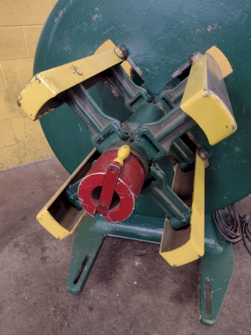 2,500 Lb LITTELL Uncoiler, 15 ID, 18 Width, Electric Brake