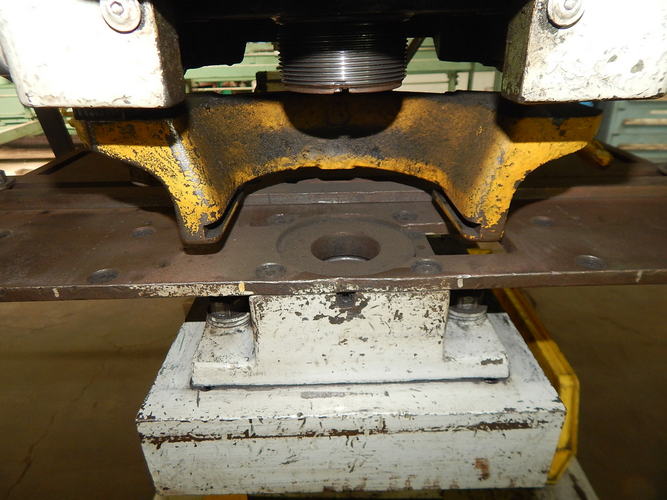 5 x 5 x 1/2 PEDDINGHAUS Ironworker, 88 Ton, 1-1/16 x 3/4 Punch, 10 HP