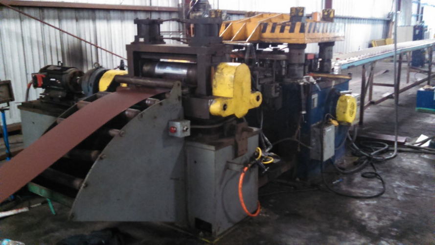 13-Stand ASC/PROMA Roll Forming Line, Tooled for C & Z Purlins, 3 Spdl Dia