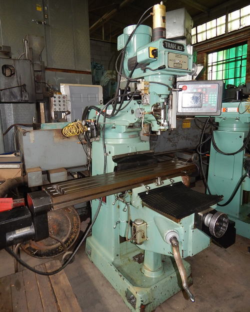 Trak K3-E SOUTHWESTERN INDUSTRIES Vertical Mill, 50 x 10 Bed, 750 Table Cap