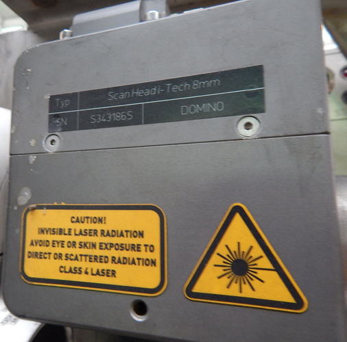 30 Watt DOMINO D120i D Series Laser, 8mm Scan Head, Controller
