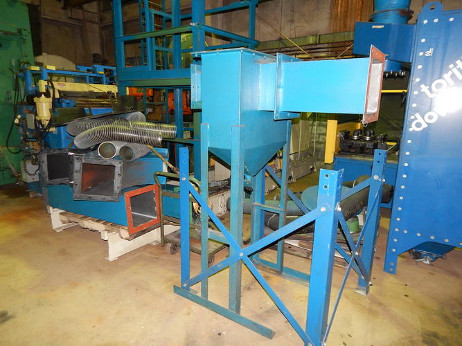 MEDIA RECLAIM SYSTEM, Sand Reclaim Pot, Overhead Cyclone, Vibratory Sifter
