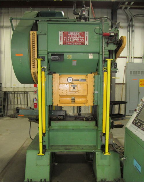 60 Ton FLEXOPRESS High Speed Press, 2 Str, 15.5 SH, Conv, Automation System