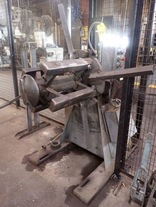 6,000 Lb LITTELL Uncoiler, 15 to 20 ID, 60 OD, 12 Width