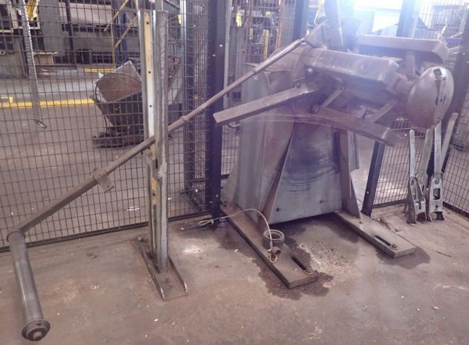 6,000 Lb LITTELL Uncoiler, 15 to 20 ID, 60 OD, 12 Width