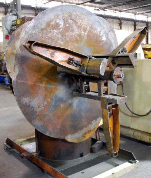4,000 Lb DALLAS Double End Uncoiler, 15 to 20 ID, 60 OD, 18 Width