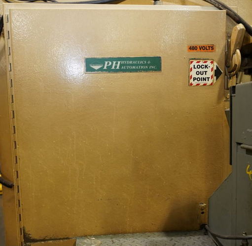 50 Ton PH Hyd Gap Frame Press, 24 Str, 30 Dylt, 30 x 27 Bed, 20 HP