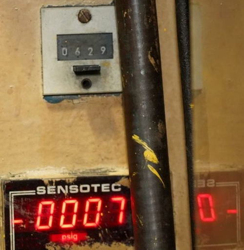 50 Ton PH Hyd Gap Frame Press, 24 Str, 30 Dylt, 30 x 27 Bed, 20 HP