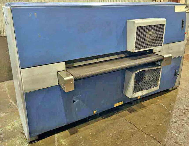 59 LISSMAC Sheet Brushing Machine, Brushes Top and Bottom, (4) 8.6 HP