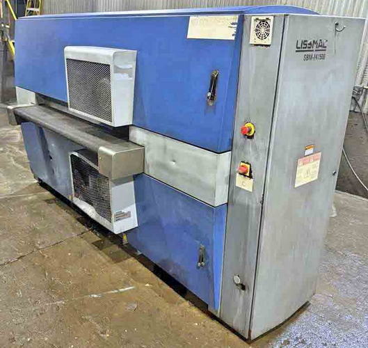 59 LISSMAC Sheet Brushing Machine, Brushes Top and Bottom, (4) 8.6 HP