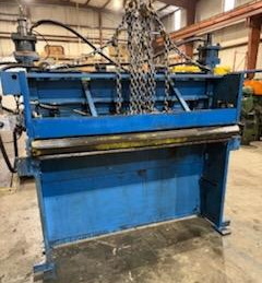 .075 x 72 RED BUD Shear, 50 Passline, (2) Hydraulic Cylinders