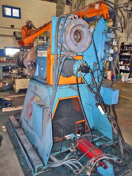 20,000 Lb PROGRESSIVE Uncoiler, 20 to 24 Hyd Expansion, 72 Mandrel