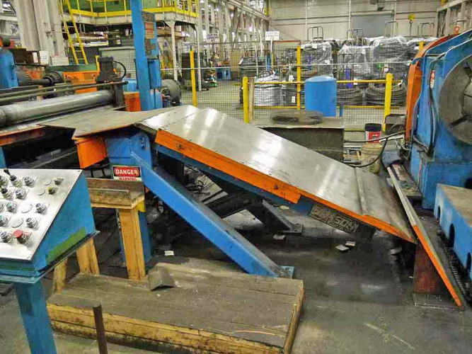 60 x 10 x 40,000 Lb PAXSON Slitting Line