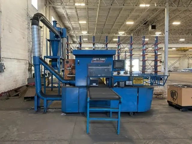 24 METLSAW Non-Ferrous Programmable Circular Saw, AB PanelView, 30 HP