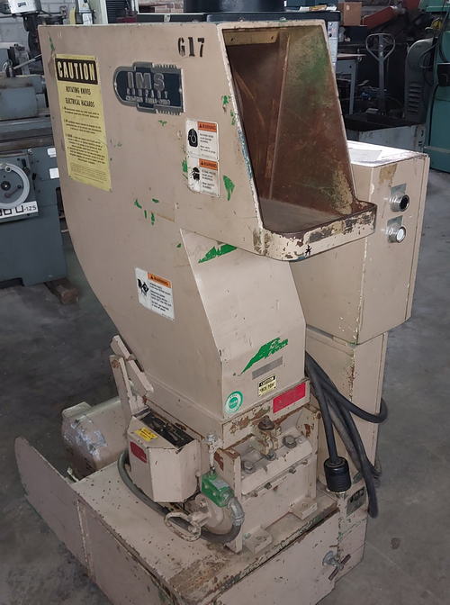 9 W IMS Granulator, Dual 8-1/2 Blades, 1/4 Screen, 7-1/2 HP