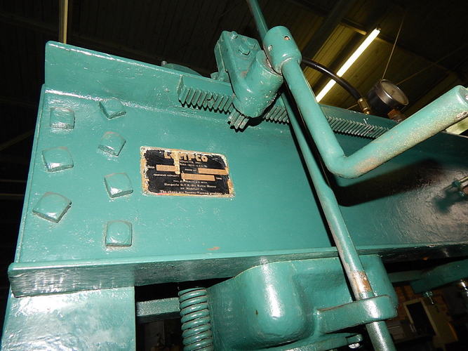 60 Ton LEMPCO H-Frame Hyd Press, 6 Str, 2 to 36 SH, 13 FB Bed, 36 L-to-R