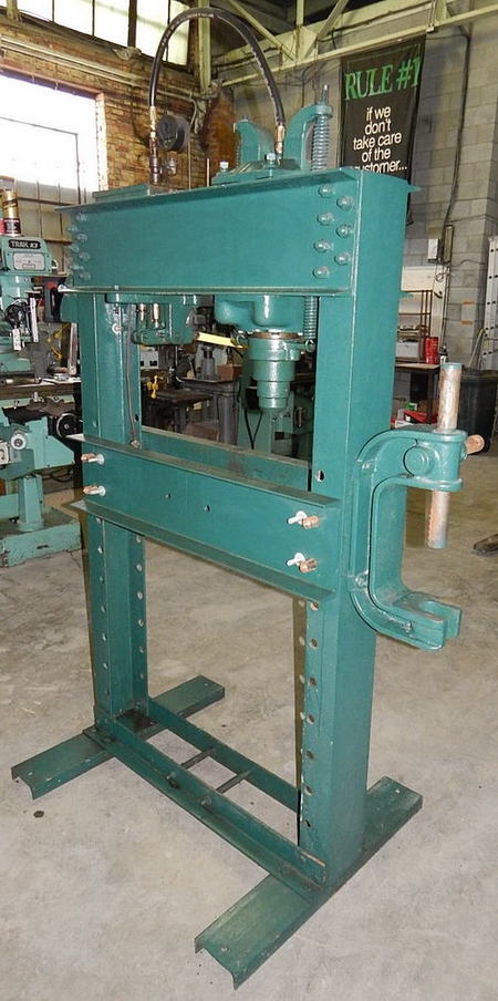 60 Ton LEMPCO H-Frame Hyd Press, 6 Str, 2 to 36 SH, 13 FB Bed, 36 L-to-R