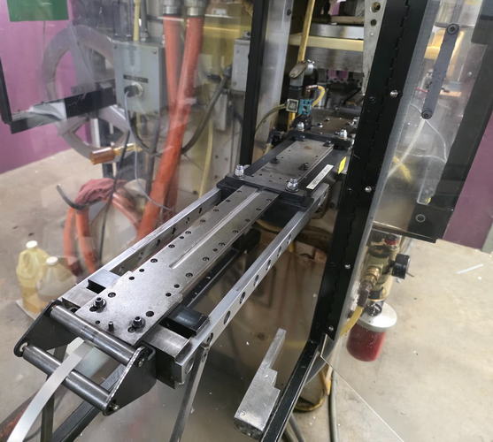 35 Ton BLISS OBI Press, 3 Str, 2-1/2 Adj, 10-3/4 SH, 26-1/2 x 17 Bed