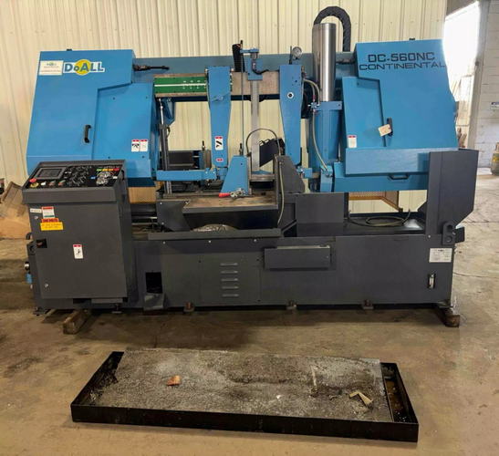 24 x 22 DOALL DC-560NC Horizontal Band Saw, Vert Clamps, Auto Feed, 10 HP