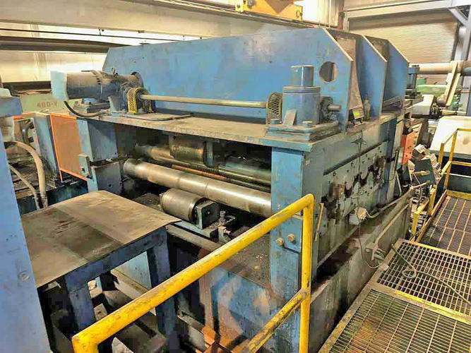 72 x .500 x 60,000 Lb DELTA Cut-to-Length Line