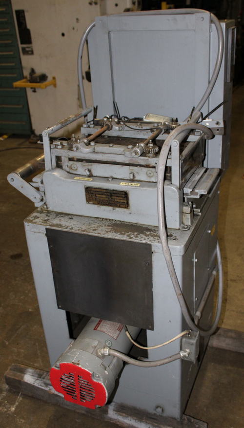 .040 /.025 x 4 /8 LITTELL Straightener, 17-Roll, Fenner M-Drive, 1-1/2 HP